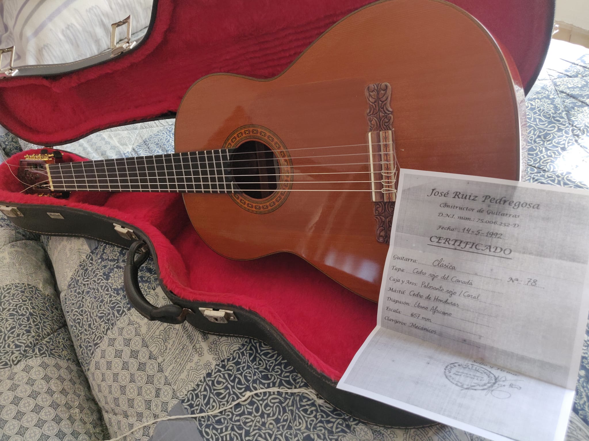 Guitarra José Ruiz Pedregosa